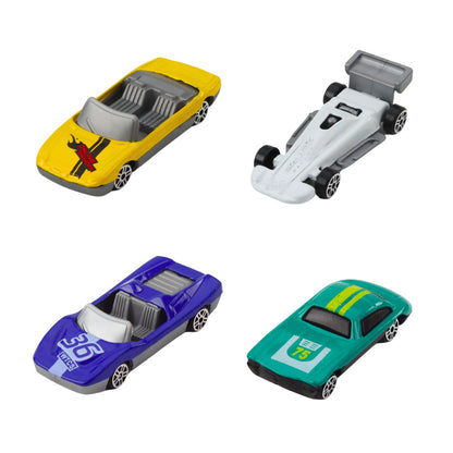 Sada 25 pružinových autíček klasických sportovních vozů 1:64