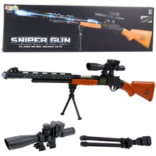 Dětská snajperská puška AK-528 s dalekohledem a stativem