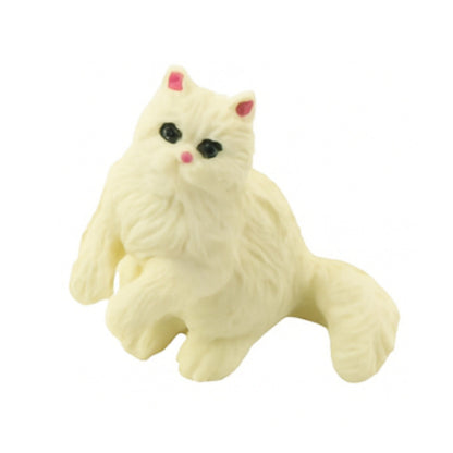 Sada figurek koček 7 ks s miskou – realistická zvířátka