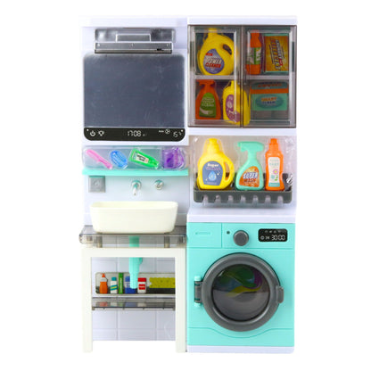 Koupelnová hračka s umyvadlem a pračkou – se světly a zvuky