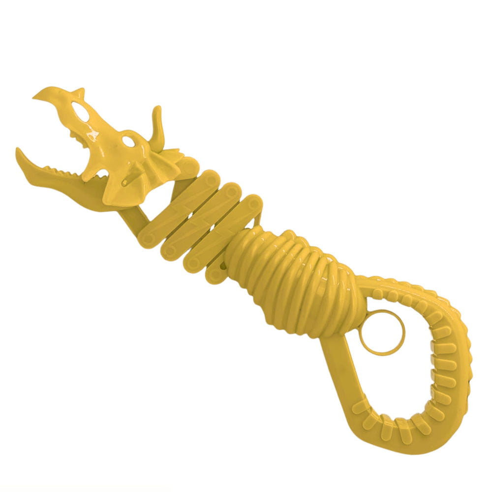 Dinosauří chapadlo s kousající kostrou – hnědé