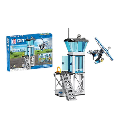 Stavebnice policejní stanice 190–213 dílků pro děti