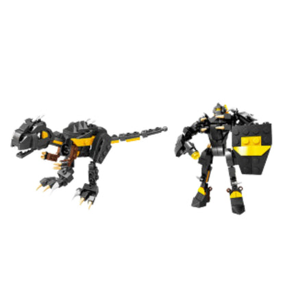 Stavebnice dinosaurus a robot 2v1 s 57–70 díly