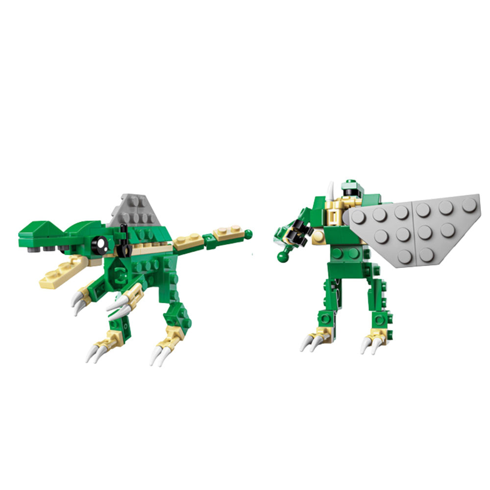 Stavebnice dinosaurus a robot 2v1 s 57–70 díly