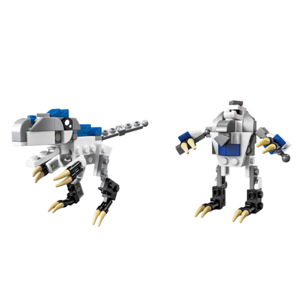 Stavebnice dinosaurus a robot 2v1 s 57–70 díly