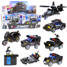 Stavební kostky Vozidla SWAT 8v1 s 92–117 díly