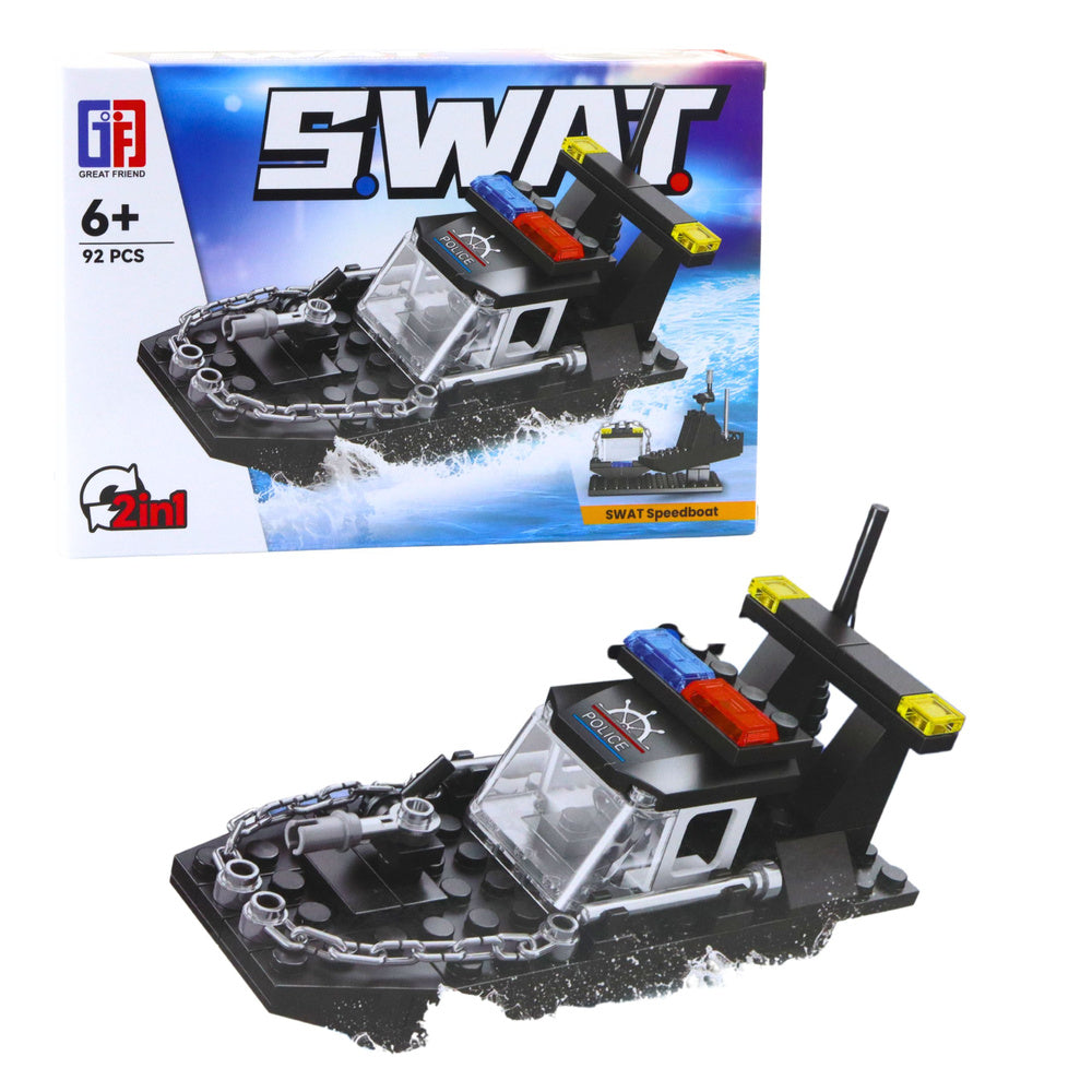 Stavební kostky Vozidla SWAT 8v1 s 92–117 díly