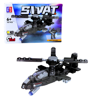 Stavební kostky Vozidla SWAT 8v1 s 92–117 díly