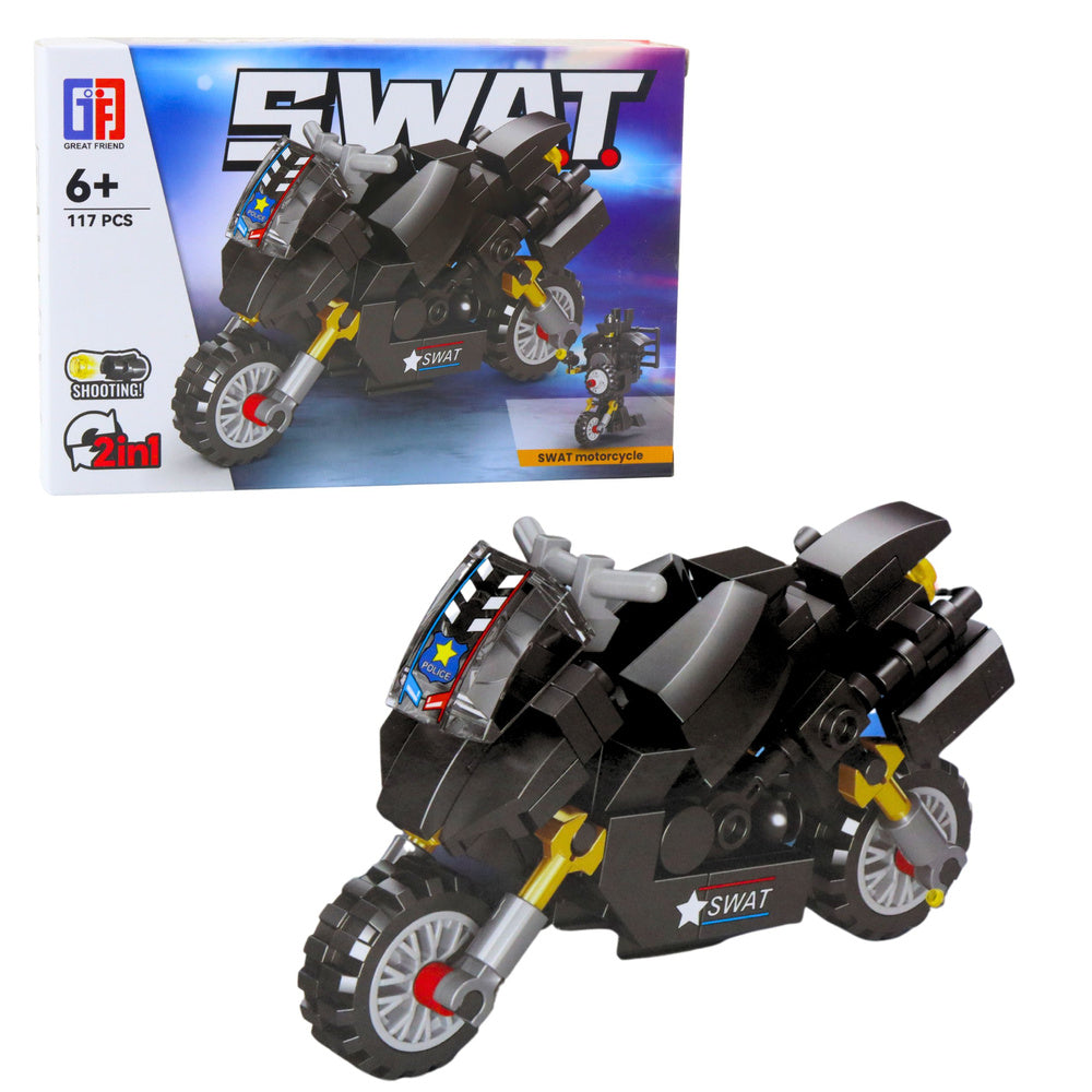 Stavební kostky Vozidla SWAT 8v1 s 92–117 díly