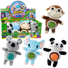 Plyšák s bříškem plným vodních kuliček 17 cm