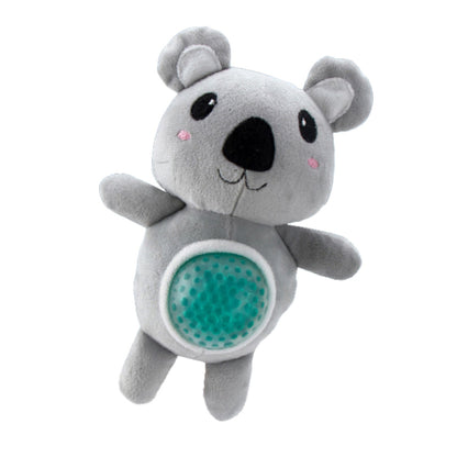 Plyšák s bříškem plným vodních kuliček 17 cm