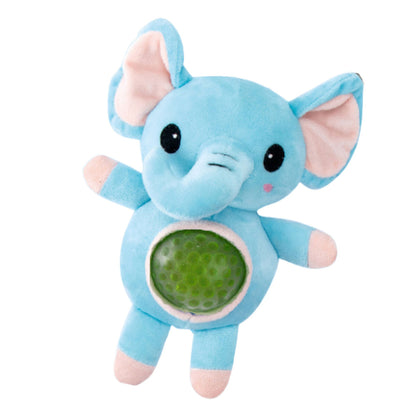 Plyšák s bříškem plným vodních kuliček 17 cm