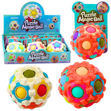 Logická hlavolamová koule Magic Ball 7 cm – barevná