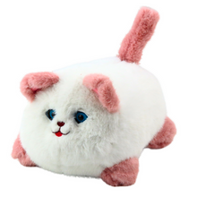 Plush Interactive Kitty Meows Winks Repeats Bottle White