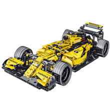 Stavebnice závodní auto R.S.18 s 1093 díly – žlutá