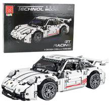 Stavebnice GT Racing sportovní auto 1:14 s 1268 díly – bílé