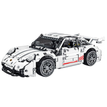 Stavebnice GT Racing sportovní auto 1:14 s 1268 díly – bílé