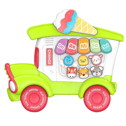 Edukační elektrické piano Zmrzlinářský stánek – zelené