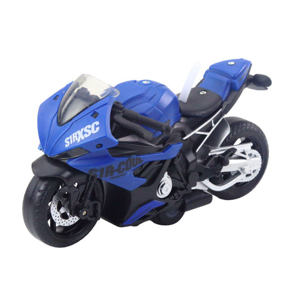 Sportovní motorka s mechanikou, světly a zvuky