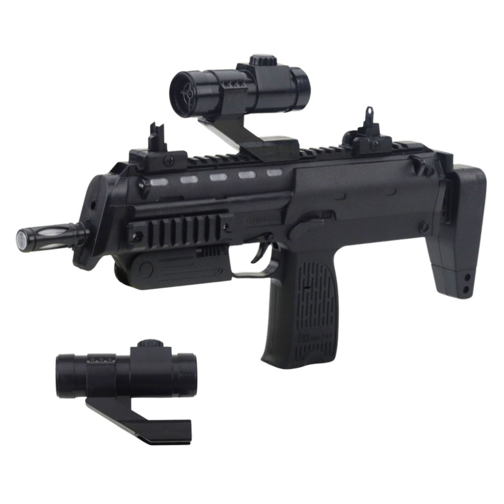 Hračka puška se světlem a zvukem – černá, 41 cm