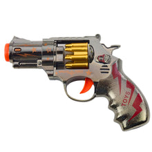 Revolver se světlem a zvukem – rotující zásobník s náboji