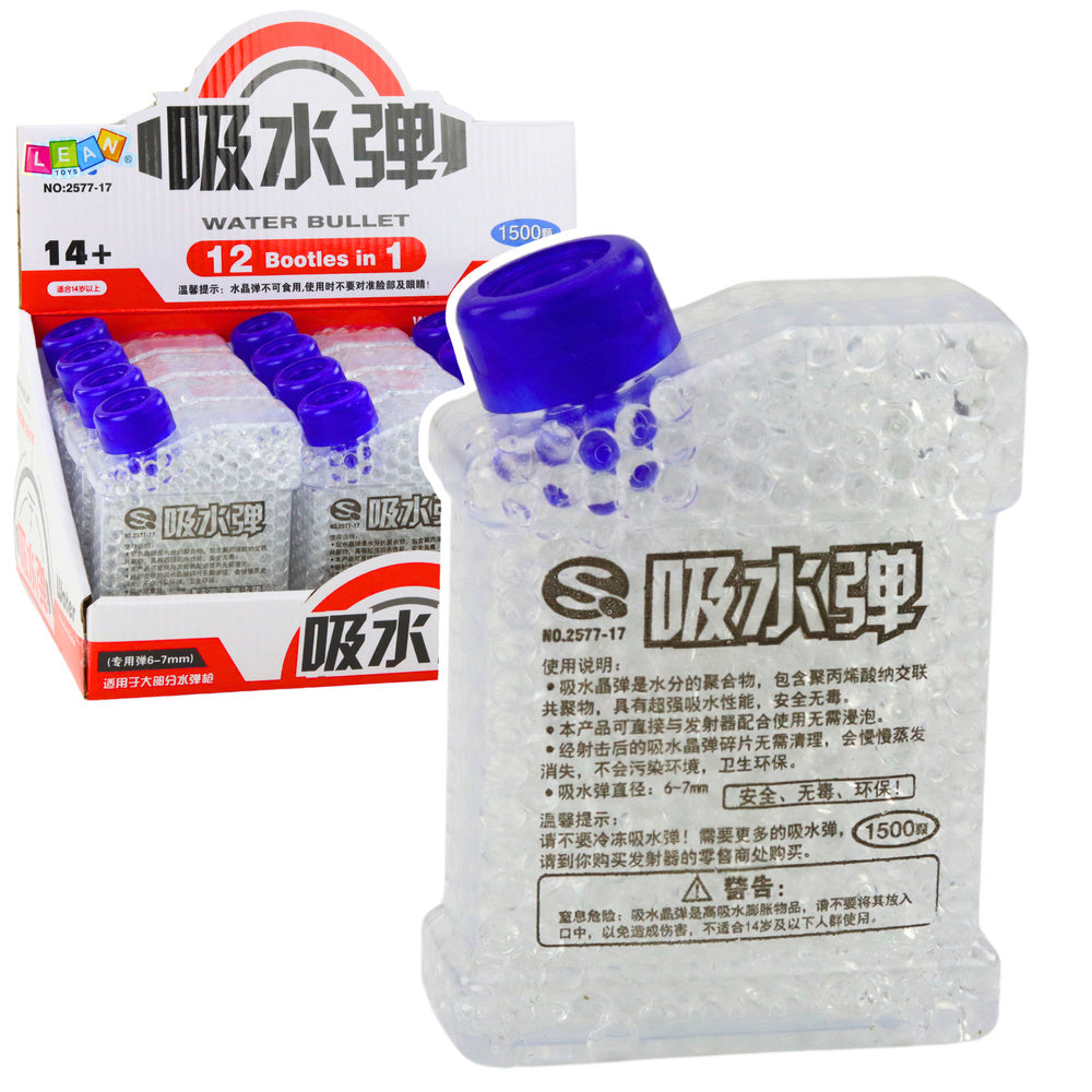 Hydrogelové kuličky pro pistole 1500 ks 6–7 mm – připravené