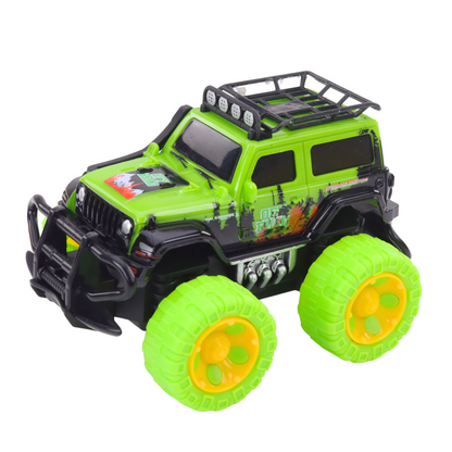 Terénní auto s klecí a dinosaurem T-Rex – herní set