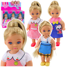 Kaibibi Mini Doll Colorful Dress Long Hair 12 cm Mix