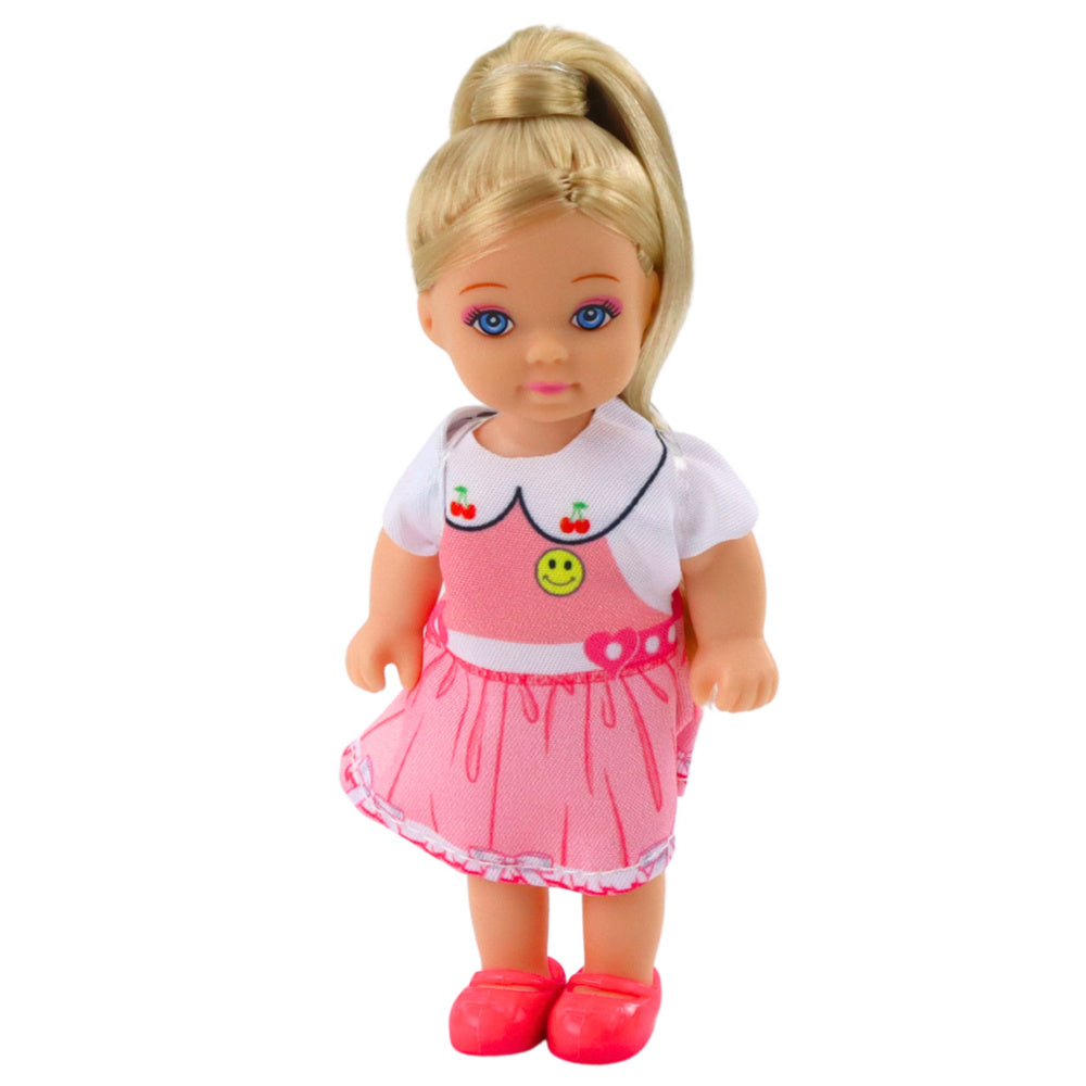 Kaibibi Mini Doll Colorful Dress Long Hair 12 cm Mix