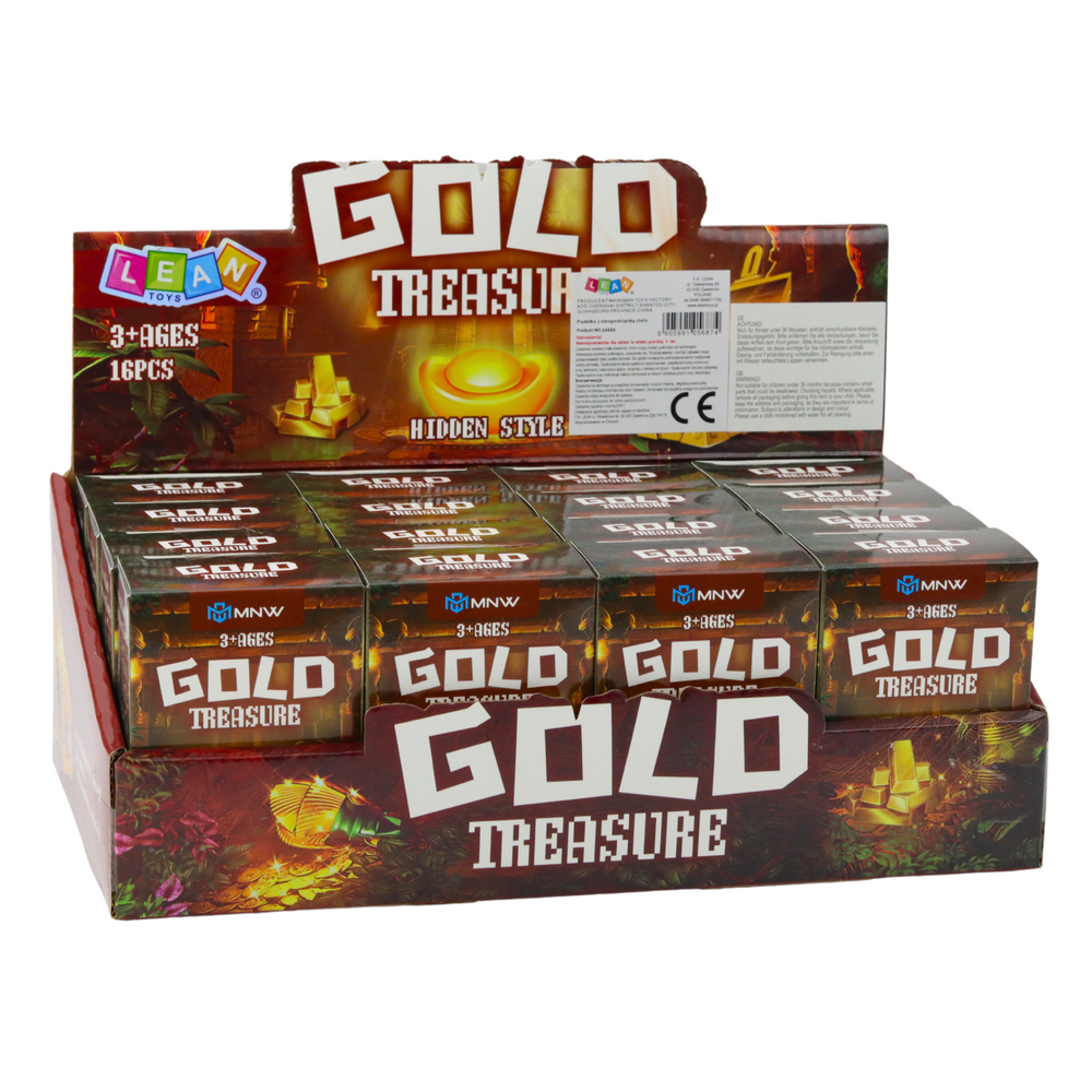 Kreativní sada Vykopávka zlatého pokladu – překvapení v sádře