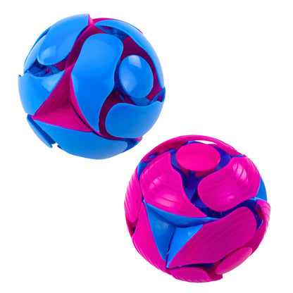 Skládací míček měnící barvu 6 cm – pro žonglování a házení