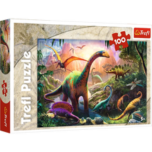 Puzzle Svět dinosaurů 100 dílků pro děti od 5 let – Trefl