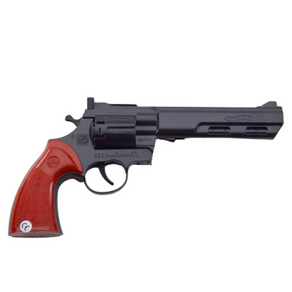 Revolver na kapsle se zvukem – černý – hračka pro děti