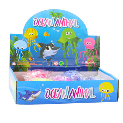 Antistresová chobotnice s gelovými kuličkami – senzorická hračka