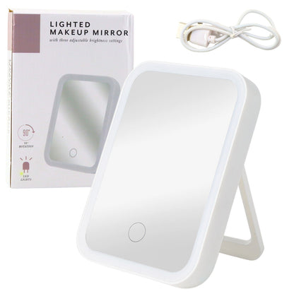 LED kosmetické zrcadlo s dotykovým ovládáním a 3 režimy osvětlení – bílé