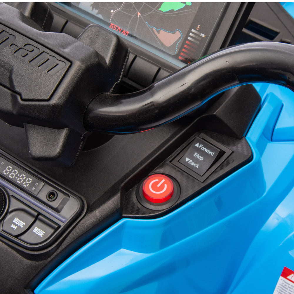 Elektrická čtyřkolka Can Am Outlander 4x4 – modrá