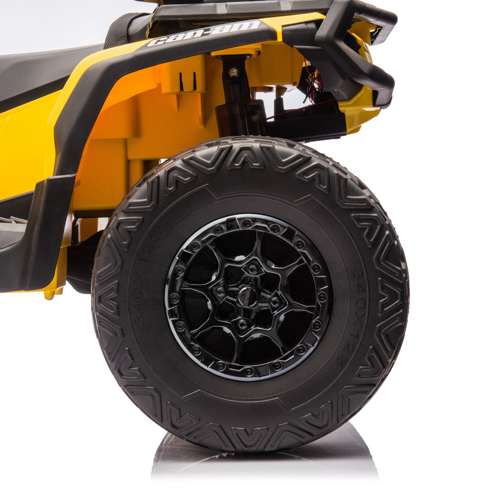 Elektrická čtyřkolka Can Am Outlander 4x4 – žlutá