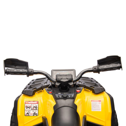 Elektrická čtyřkolka Can Am Outlander 4x4 – žlutá