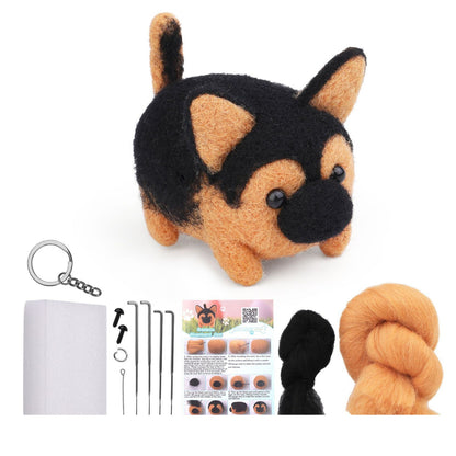 Kreativní sada na plstění – Vytvořte si psa nebo kočku