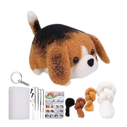 Kreativní sada na plstění – Vytvořte si psa nebo kočku