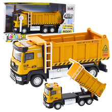 Stavební auto sklápěč se zvukem – žlutý náklaďák