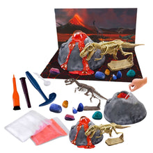 Vzdělávací set Sopka s dinosaury – experimenty pro děti