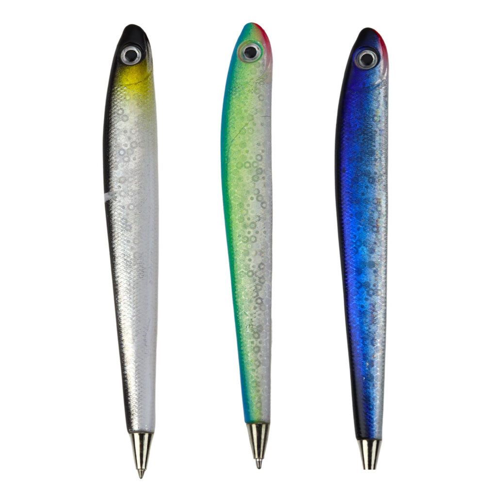 Kuličkové pero ve tvaru ryby s modrým inkoustem – 12,5 cm