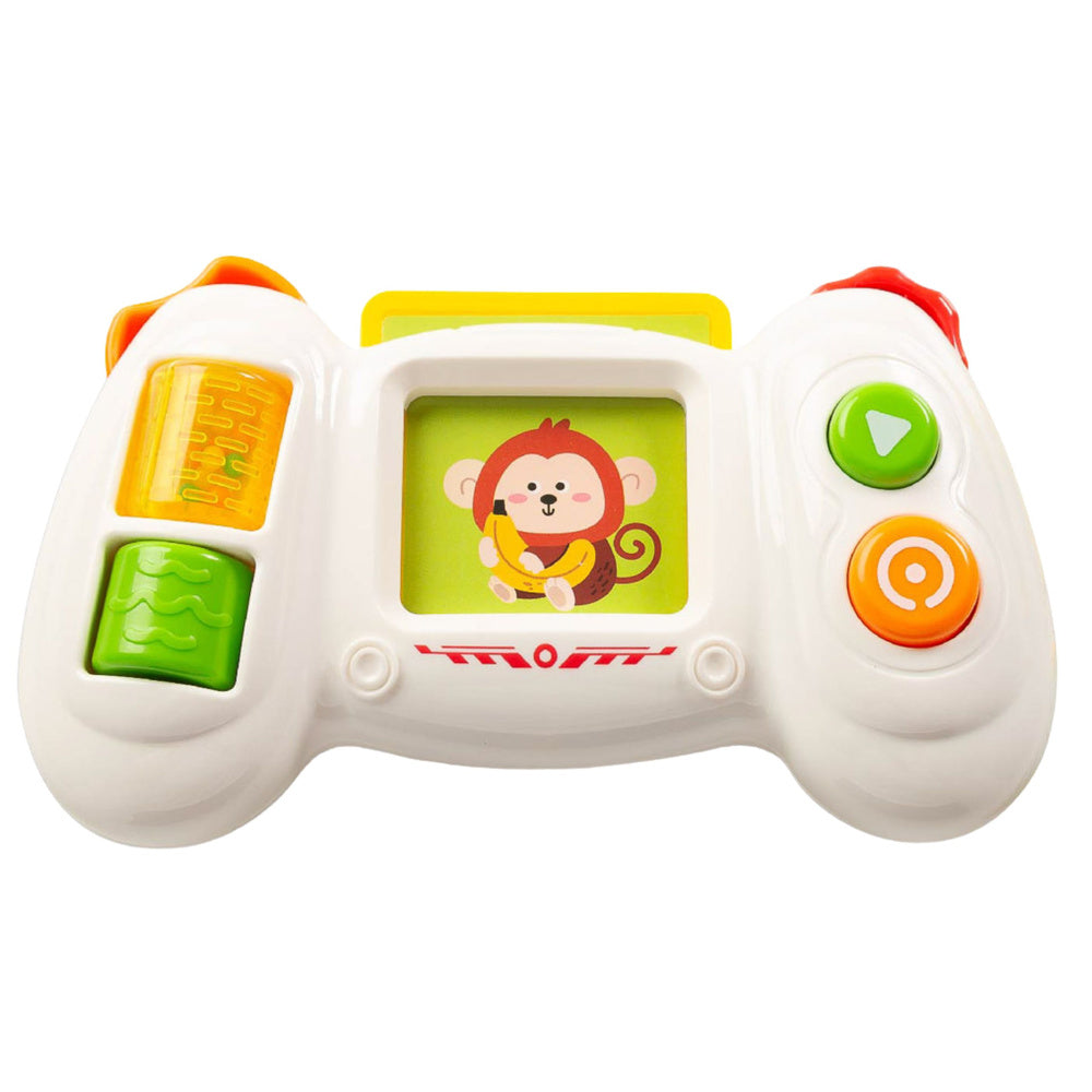 Interaktivní vzdělávací konzole s kartičkami, světly a zvuky – od 18 měsíců