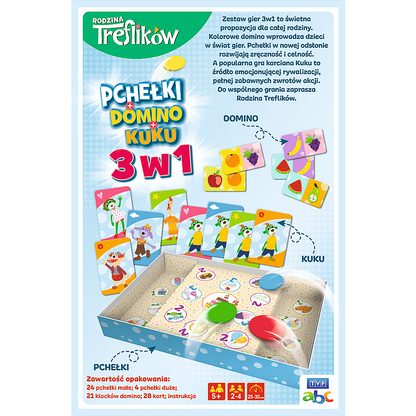 Rodinná hra Ego Pictures 3v1 – asociace, obrázky a zábava – Trefl