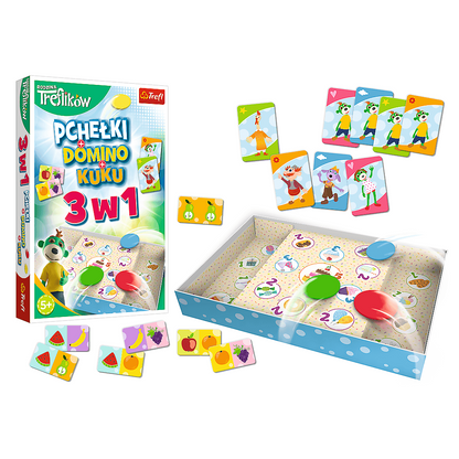 Rodinná hra Ego Pictures 3v1 – asociace, obrázky a zábava – Trefl