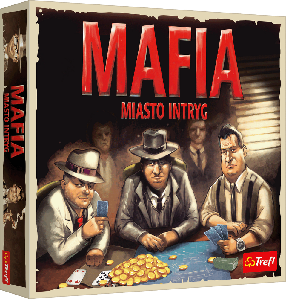 Mafia Město intrik – společenská hra pro 3–6 hráčů – Trefl