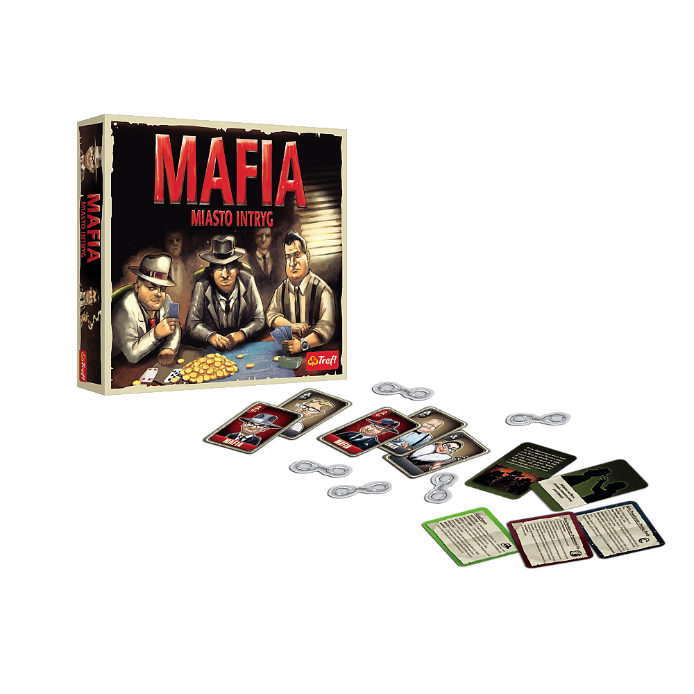 Mafia Město intrik – společenská hra pro 3–6 hráčů – Trefl