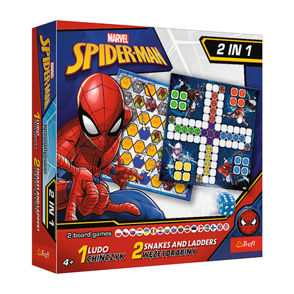 Game 2in1 Chinese Man / Snakes and Ladders - Spider-Man Trefl 02419