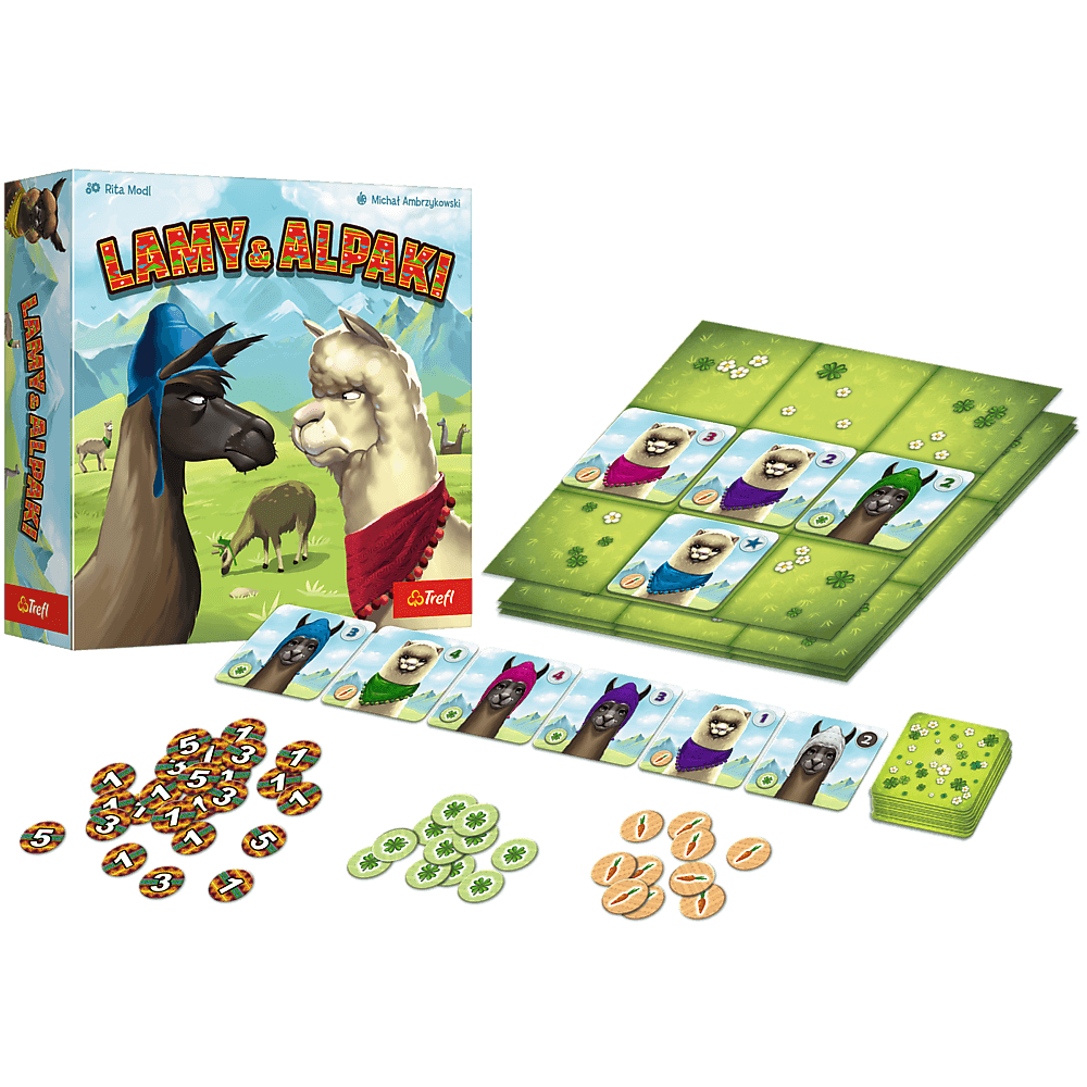 Lamy a alpaky – zábavná karetní hra pro děti – Trefl